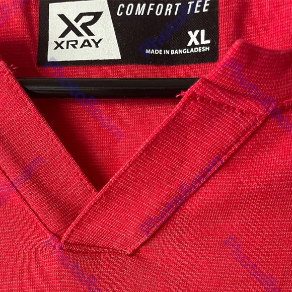 Men's Short sleeve Tee, XRay, XL, Red, NWT - Picture 3 of 5